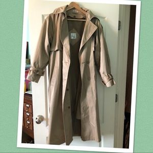 John Weitz long, fully lined Trenchcoat
